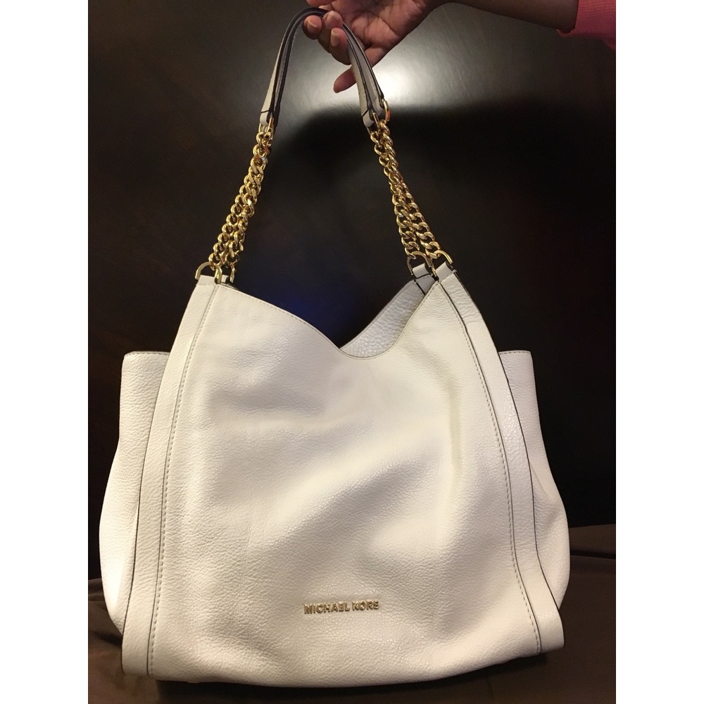 Michael Kors Newbury Medium White Tote